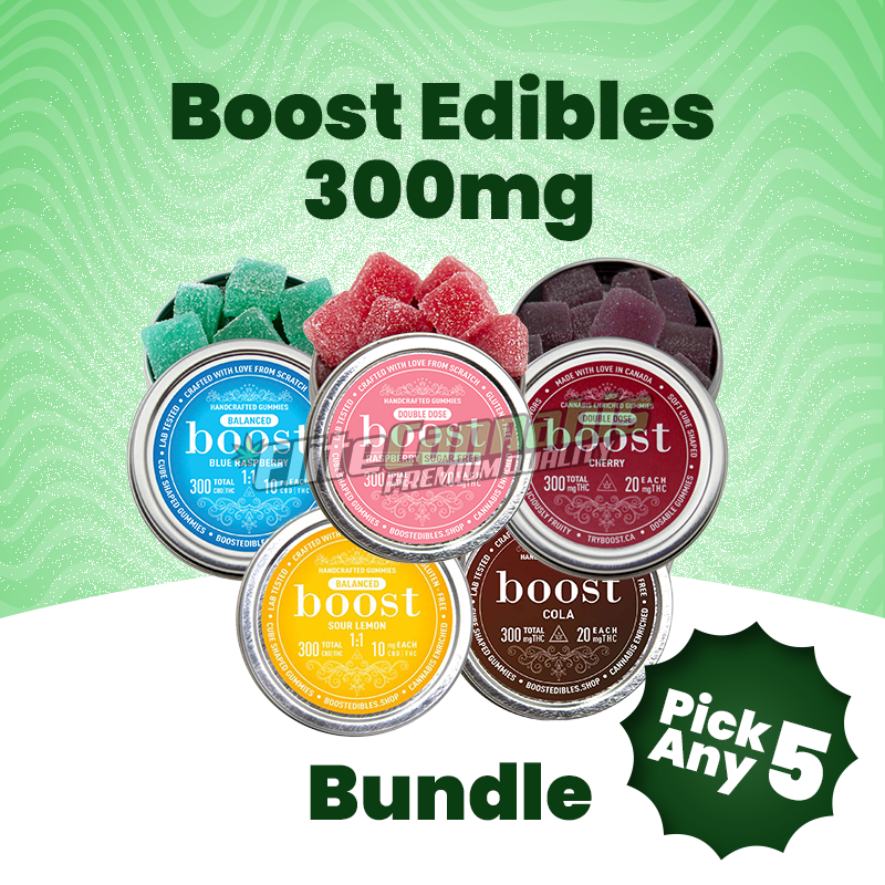 Boost Gummies 300mg – Bundle – Pick Any 5
