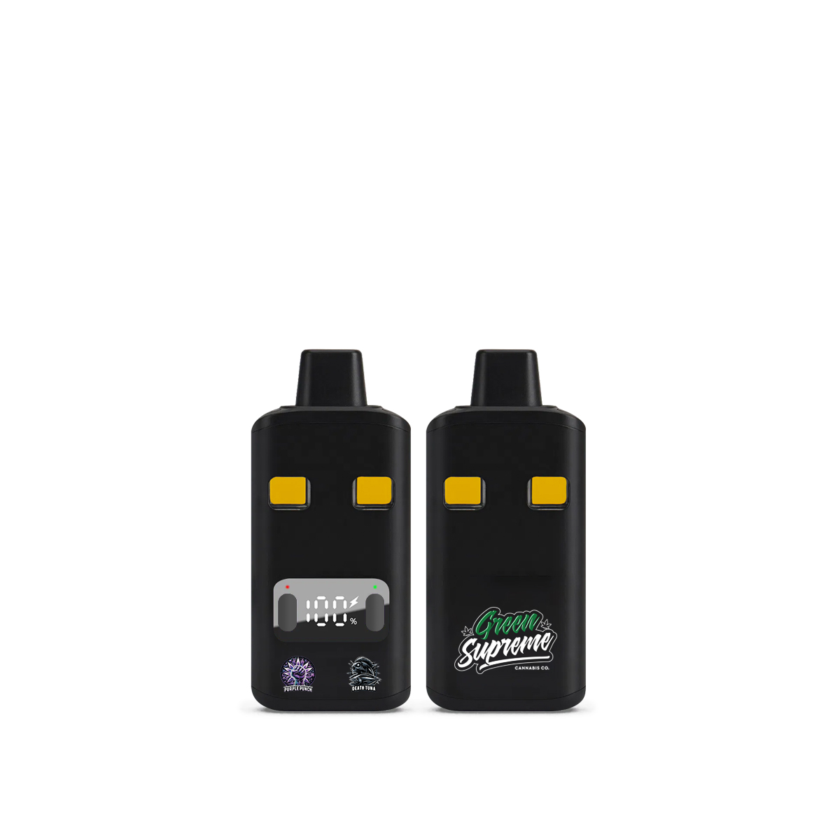 Green Supreme – Dual Chamber Disposable THC Vape Pen (6g) - Image 2