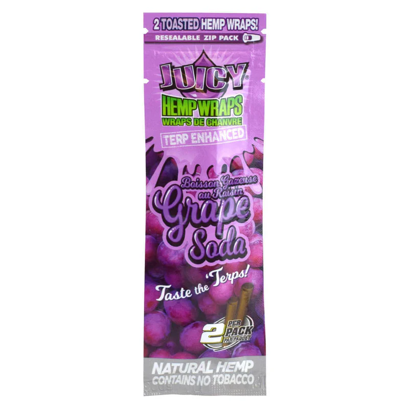 Juicy Hemp Wraps – Grape Soda