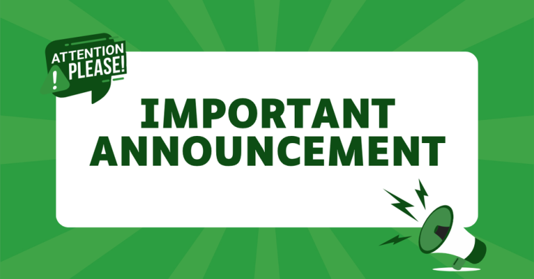 Annoucement