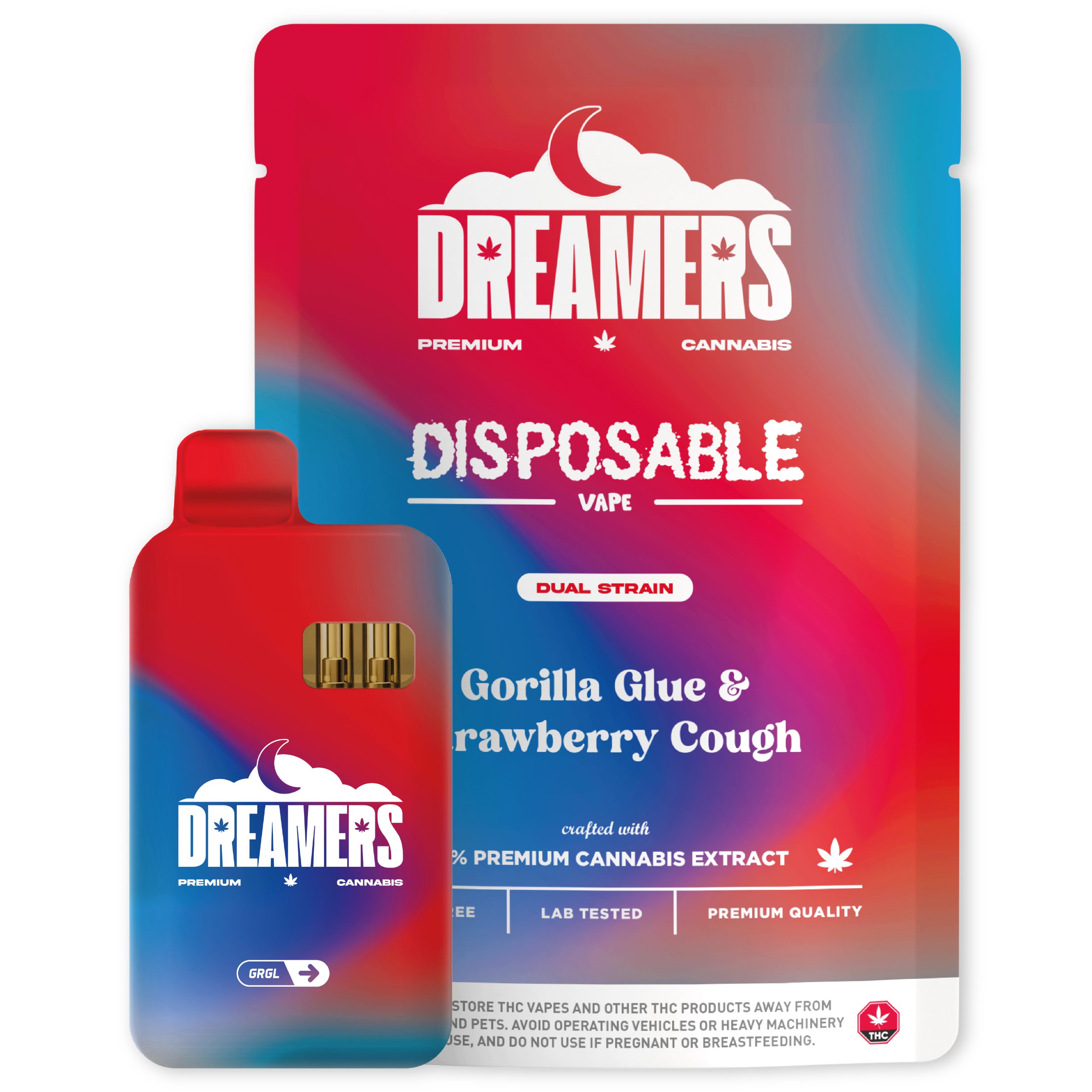 Dreamers – Dual Chamber Disposable THC Vape Pen (6G)