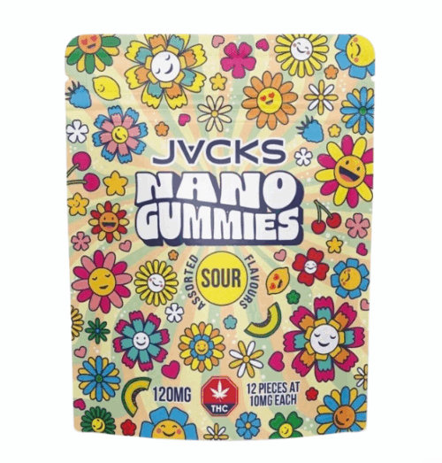 JACKS THC Nano Gummies – Sour Assorted 120mg