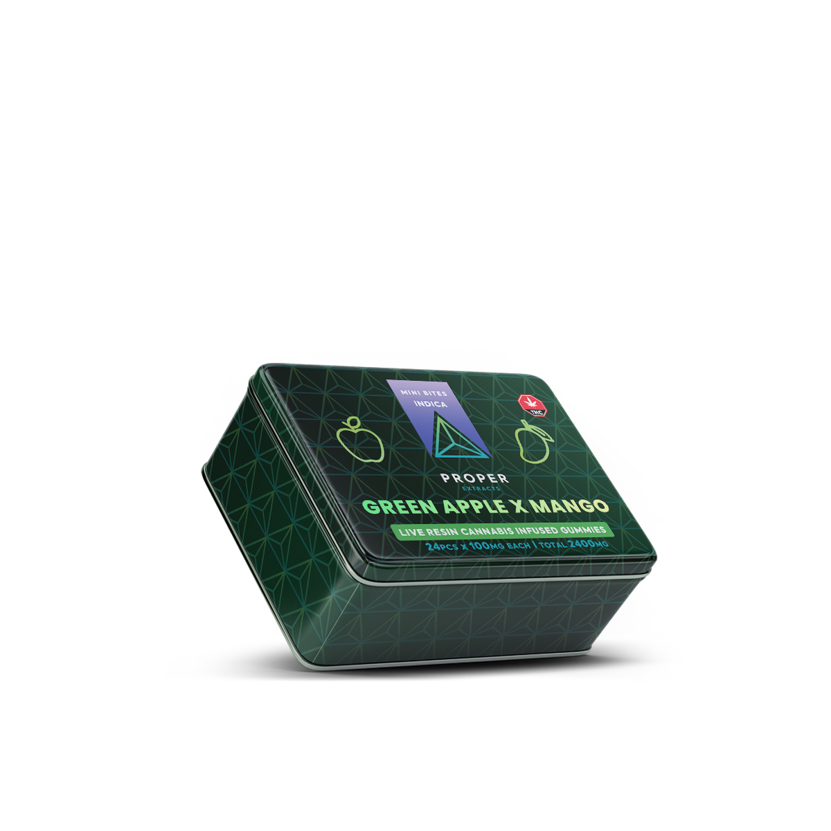 Proper Extracts - Mini Triangles 2400mg (100mg THC x 24)