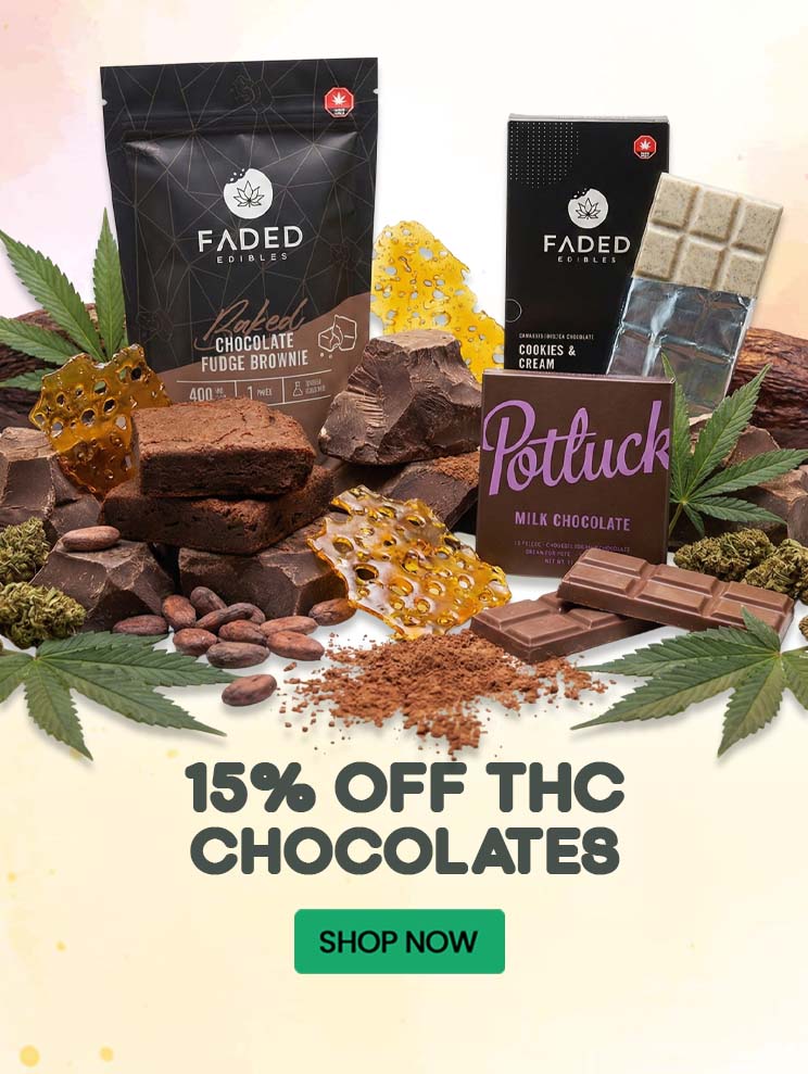 15% OFF THC Chocolates