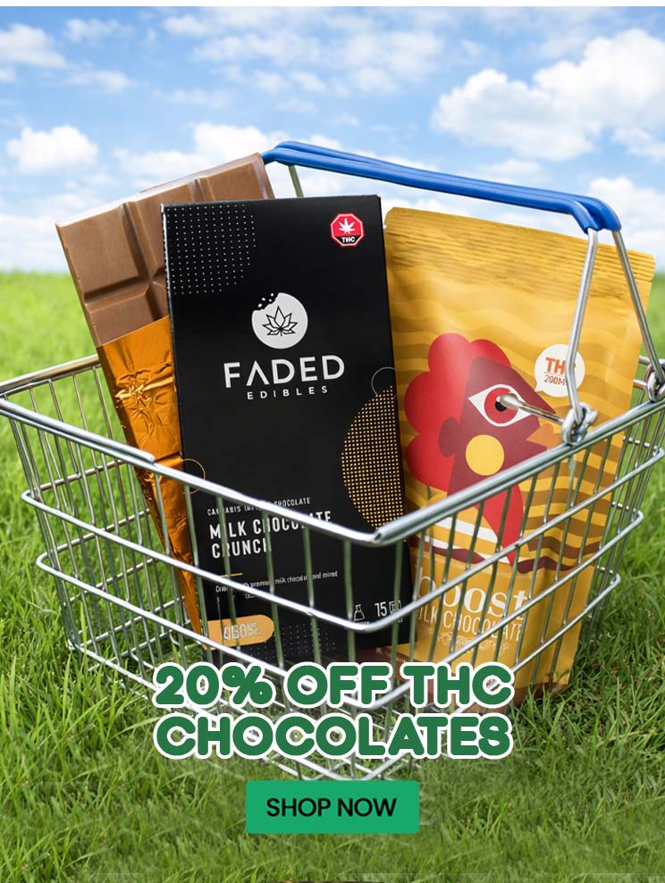 20% OFF THC Chocolates