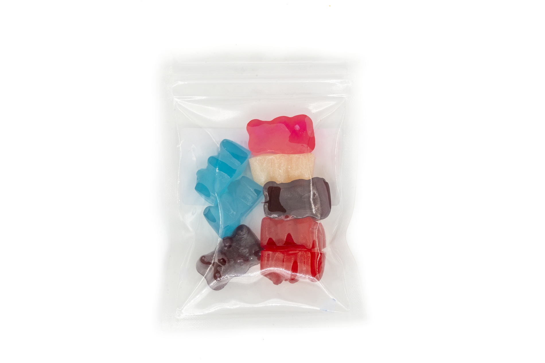 Assorted Gummy Bears 400mg THC (50mg x 8)
