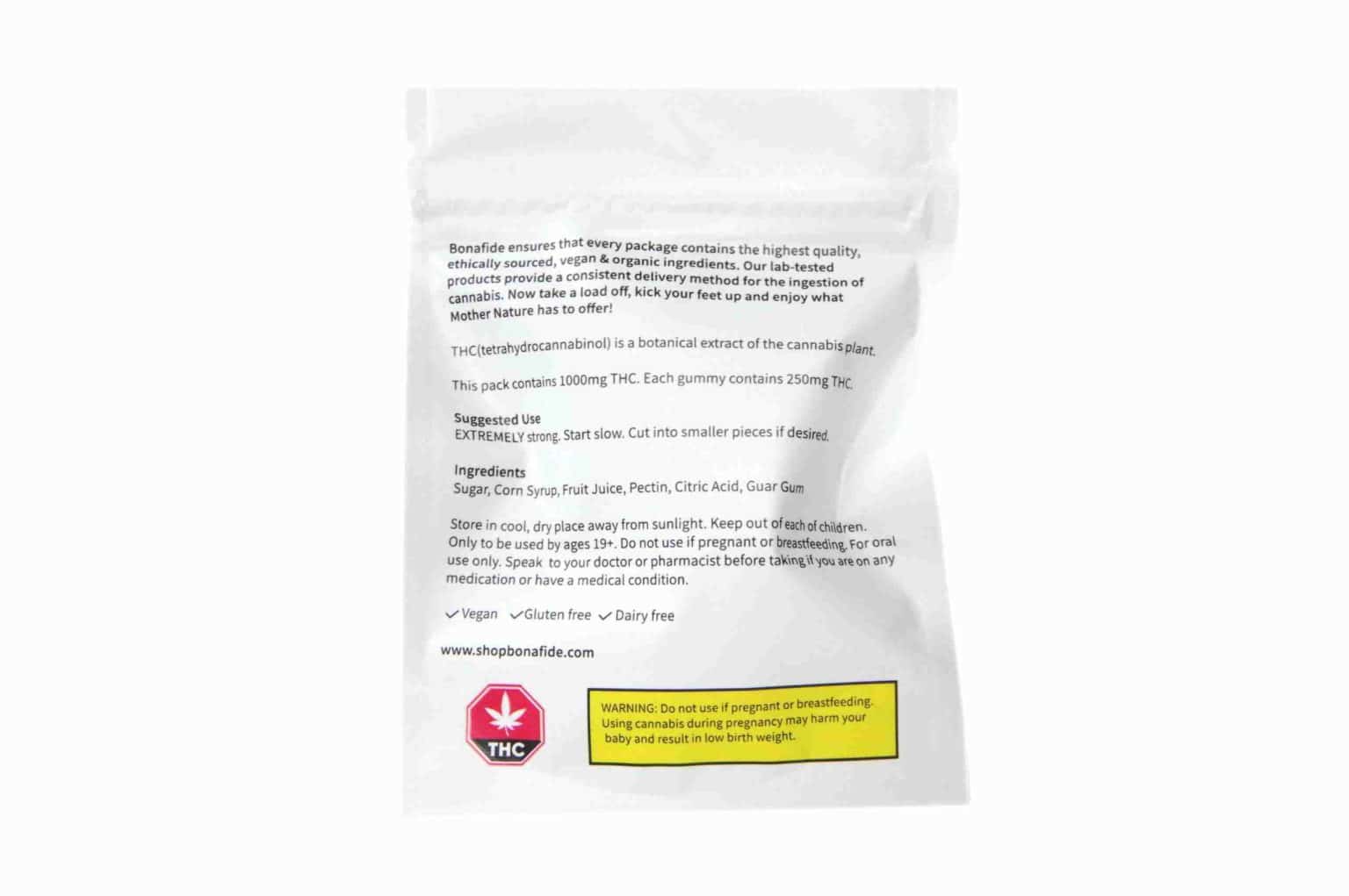 Bonafide – Pineapple Space Stars 1000MG THC - Image 3