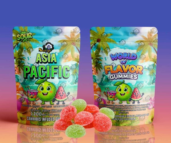 Sky High Edibles - World of Flavor Gummies - Asia Pacific (1200mg THC)