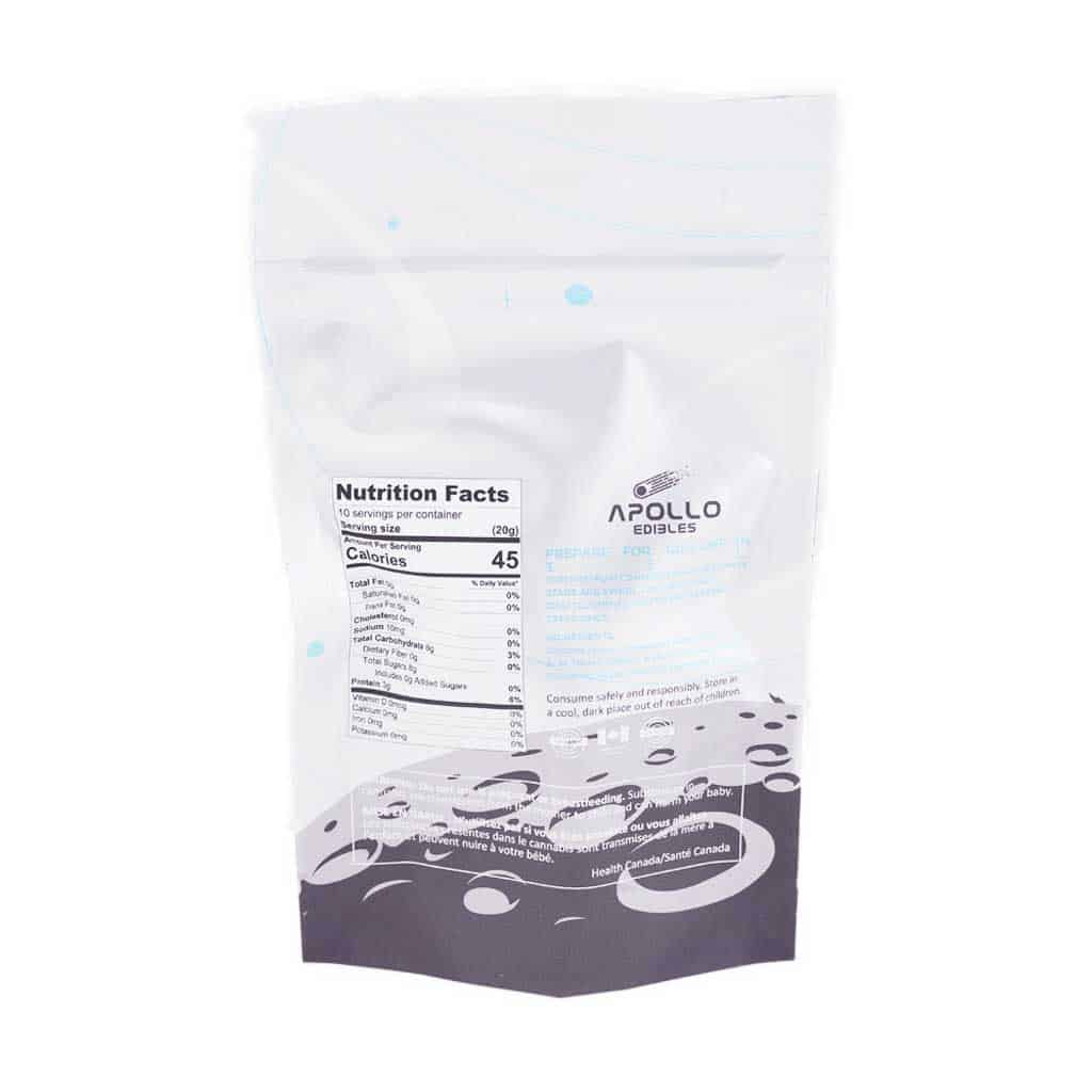 Apollo Edibles – Blue Raspberry Shooting Stars 2000mg THC Indica - Image 2