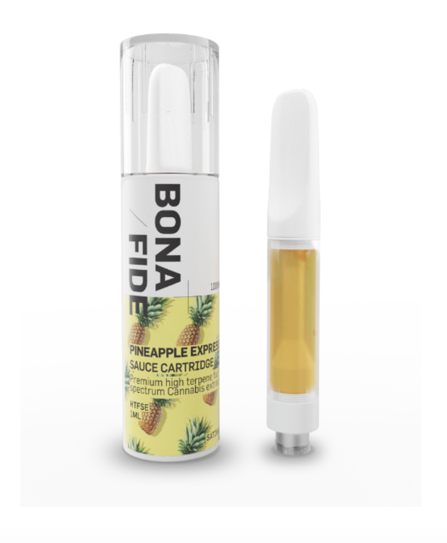 Bonafide – Sauce Cartridge - Pineapple Express 1ML THC (SATIVA)