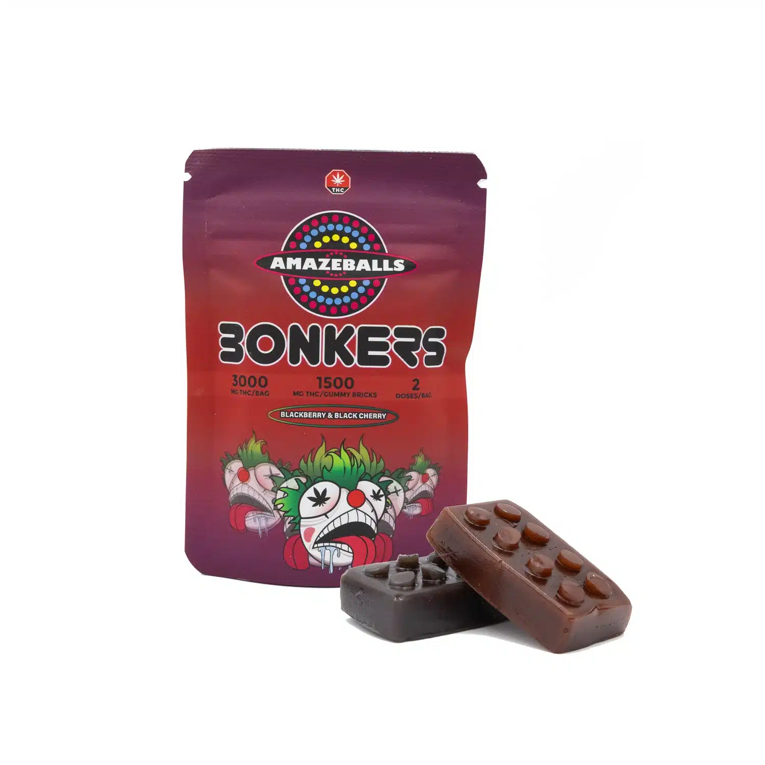 Amazeballs Edibles - Bonkers Gummies - 3000mg THC - Image 2