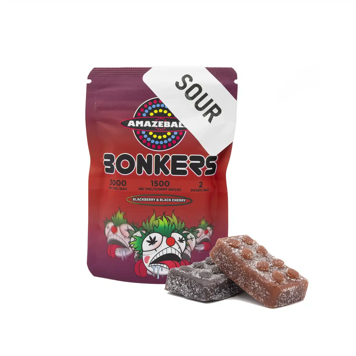 Amazeballs Edibles - Bonkers Gummies - 3000mg THC - Image 4