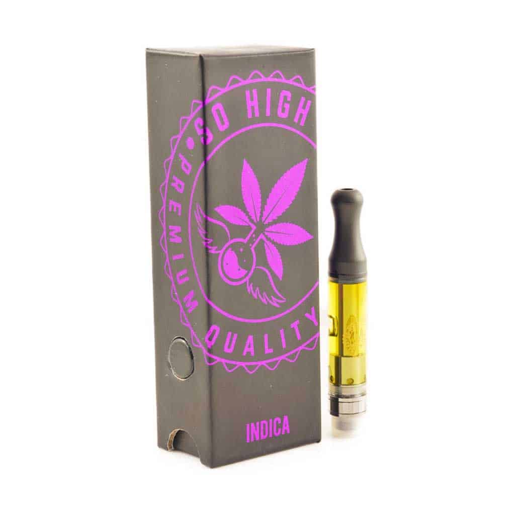 So High Extracts Premium Vape 1ML THC - Bubba Kush Cart
