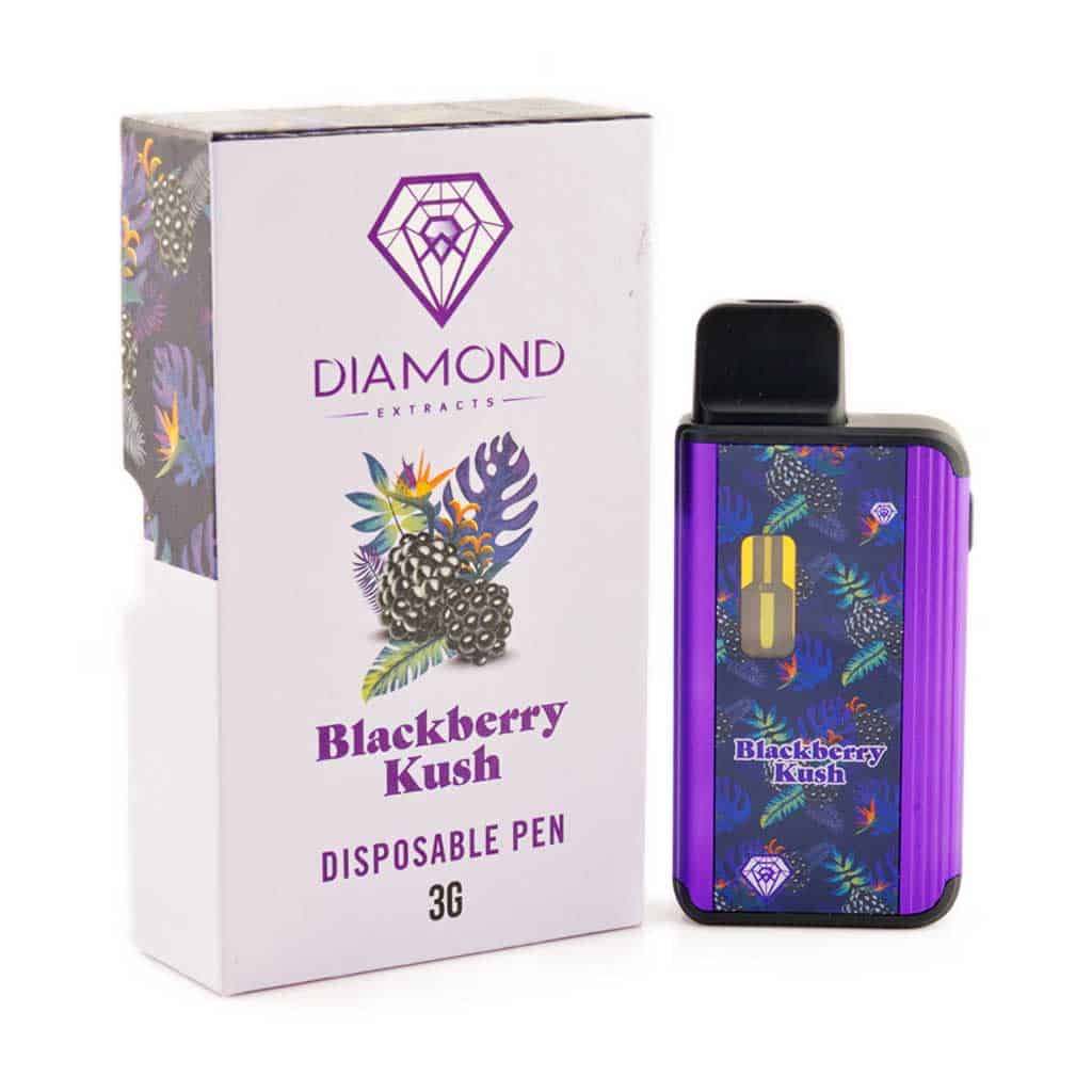 Diamond Concentrates - Blackberry Kush 3G Disposable Pen