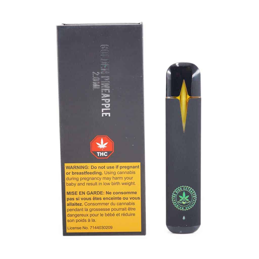 So High Extracts CBD Disposable Pen - Golden Pineapple 2ML