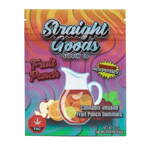 Straight Goods Edibles – Fruit Punch (500mg THC)