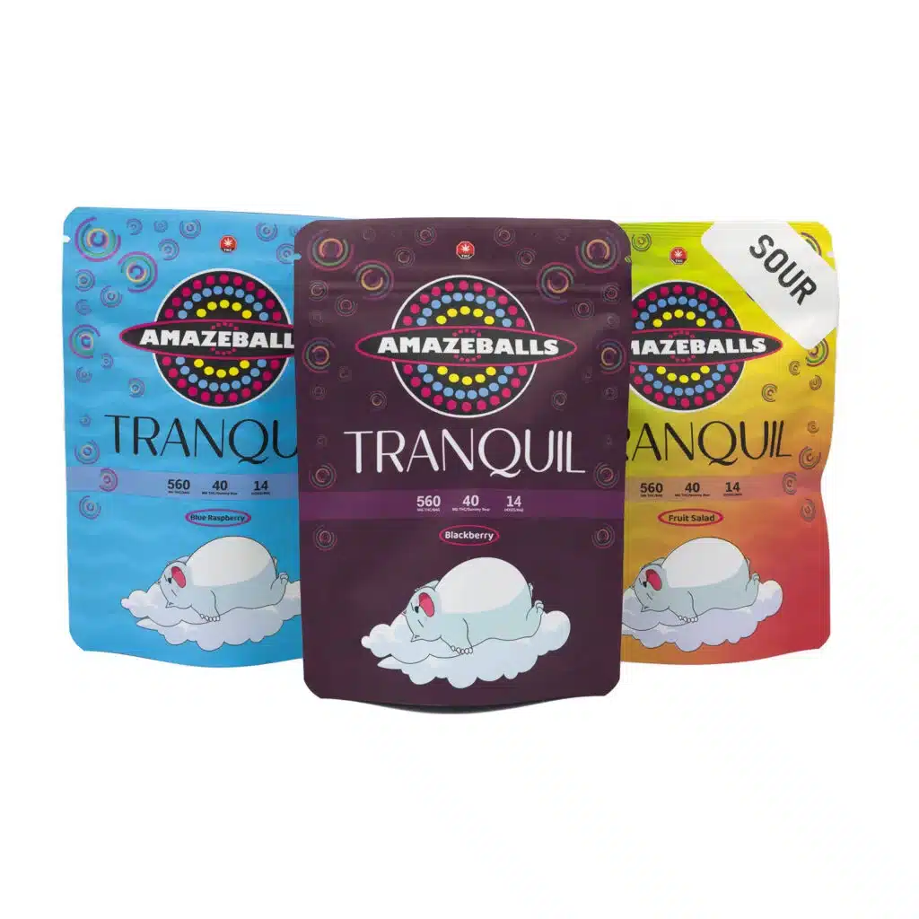 Amazeballs Edibles - Tranquil Gummies - 560mg THC