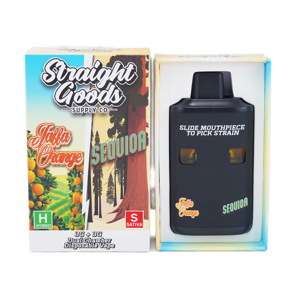 Straight Goods - Dual Chamber Vape - Jaffa Orange + Sequioa (3 Grams + 3 Grams)
