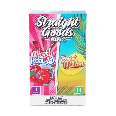 Straight Goods - Dual Chamber Vape - Cherry Kool Aid + Tropical Melon (3 Grams + 3 Grams)