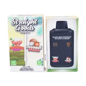 Straight Goods - Dual Chamber Vape - Morning Punch + Coconut Punch (3 Grams + 3 Grams)
