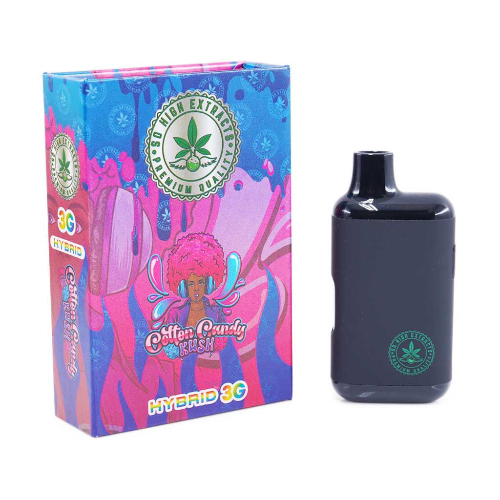 So High Extracts Disposable Pen - Cotton Candy 3ML (Hybrid)