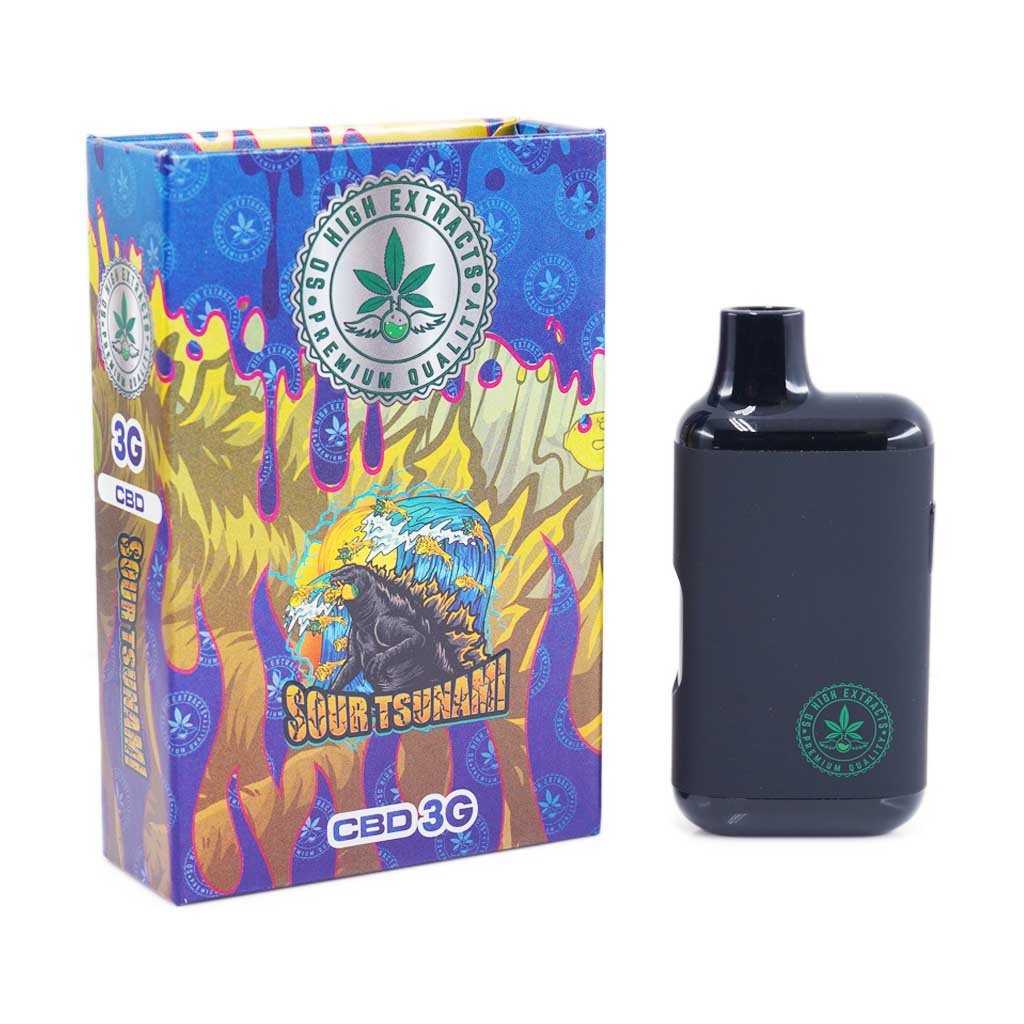 So High Extracts CBD Disposable Pen - Sour Tsunami 3ML