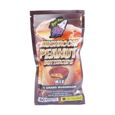 Higher Fire Extracts - Mushroom Peanut butter Chocolate Cups - Milk 5000MG