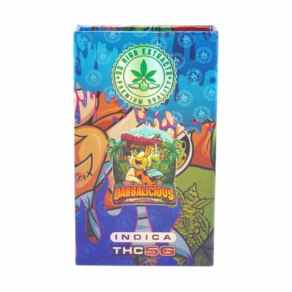 So High Extracts Disposable Pen - Dabbalicious 5ML (Indica) - Image 2