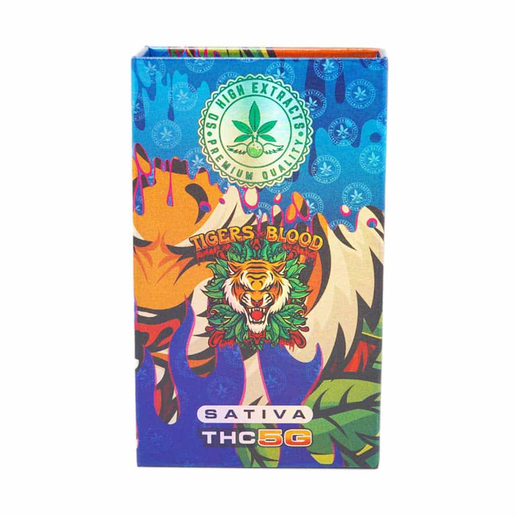 So High Extracts Disposable Pen - Tiger Blood 5ML (Sativa) - Image 2