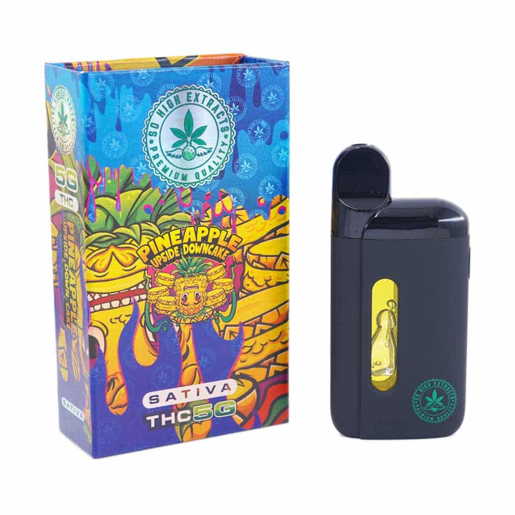 So High Extracts Disposable Pen - Pineapple Upside Down Cake 5ML (Sativa)