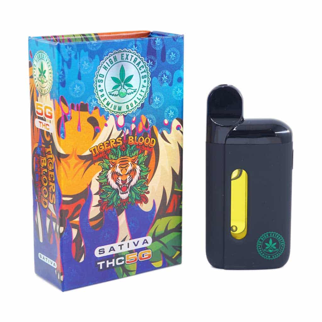 So High Extracts Disposable Pen - Tiger Blood 5ML (Sativa)