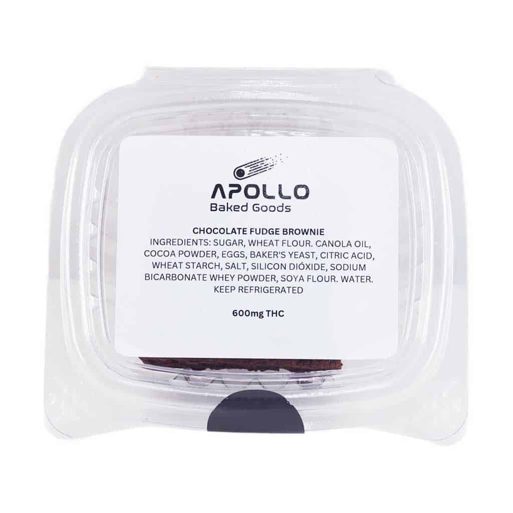Apollo Baked Goods - Chocolate Fudge Brownie - 600mg THC