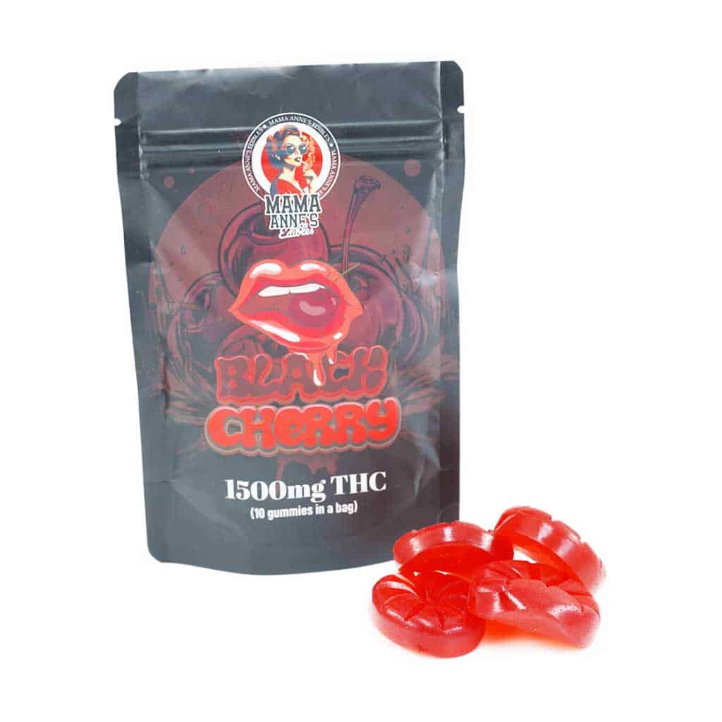 Mama Anne's Edibles - Black Cherry Gummy - 1500mg THC - Image 3