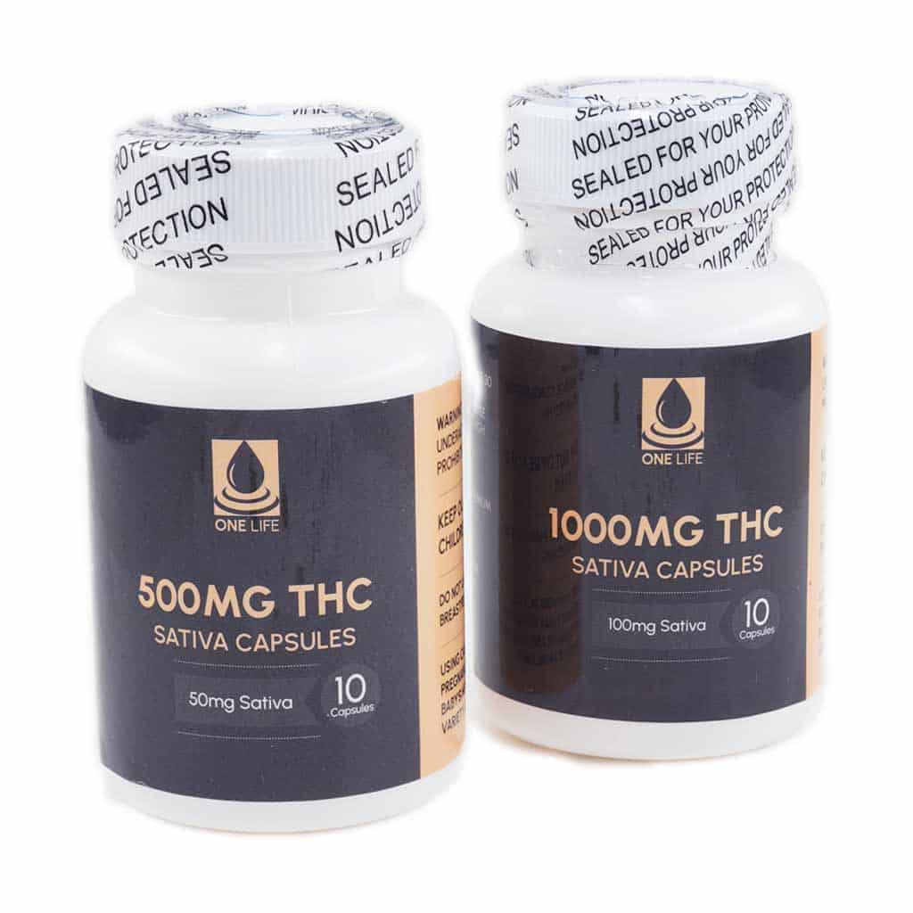 One Life Soft Gel Capsules - THC Capsules