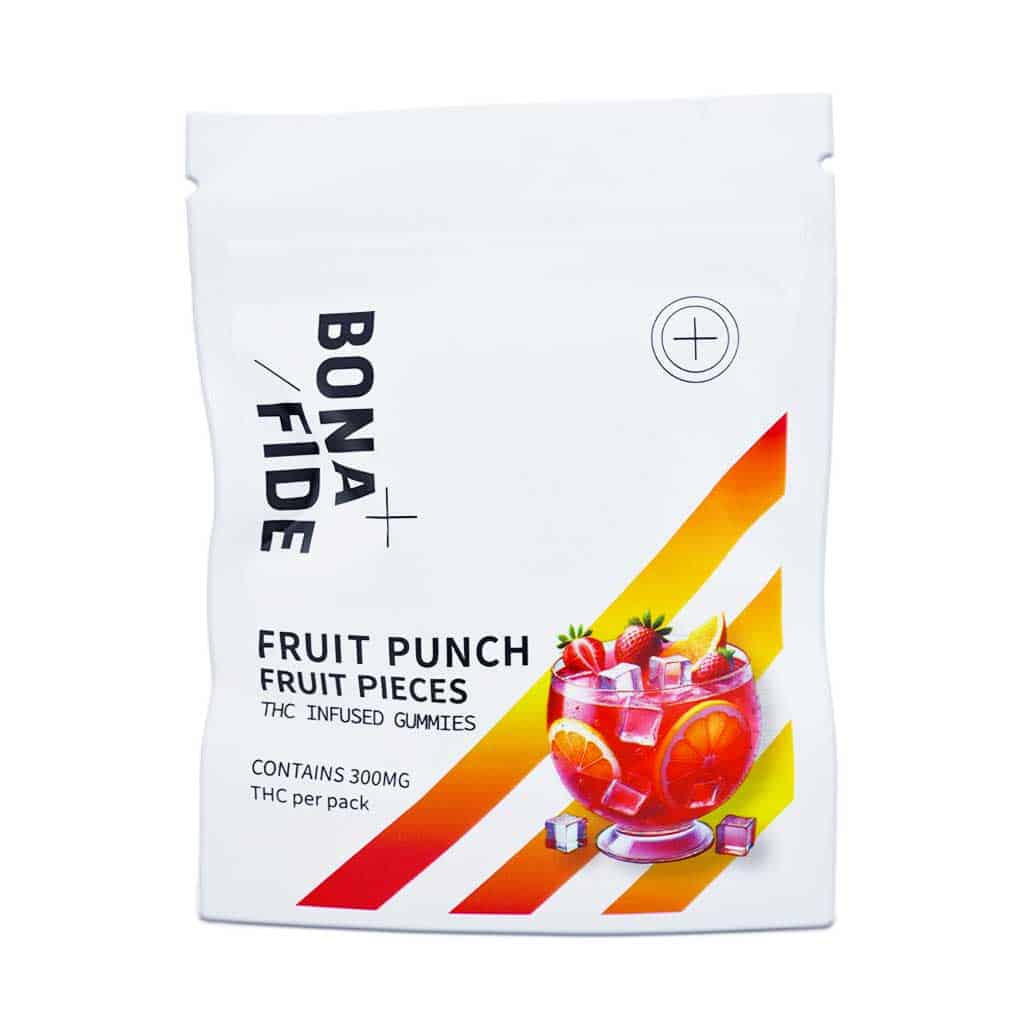 Bonafide –  Fruit Punch Fruit Pieces 300mg THC