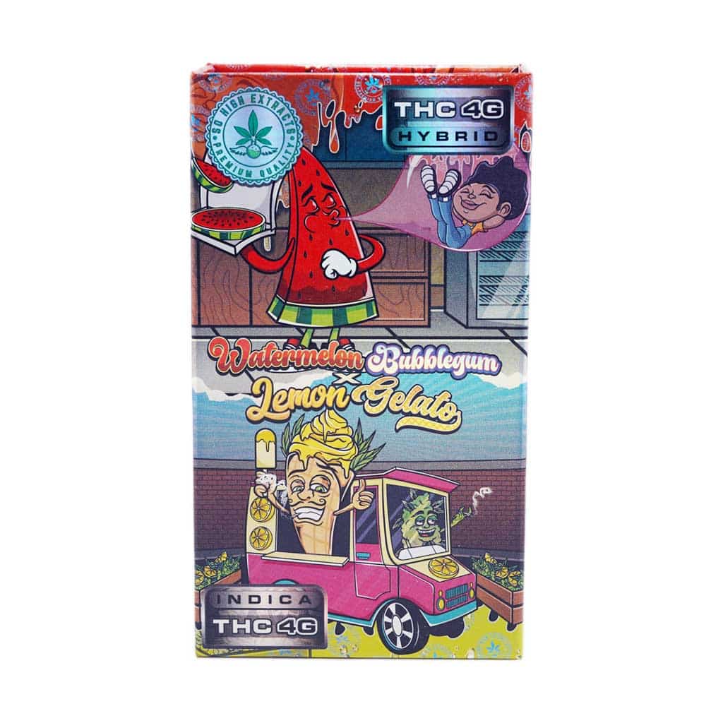 So High Extracts - Dual Chamber Pen - Watermelon Bubblegum + Lemon Gelato (4 Grams + 4 Grams) - Image 2