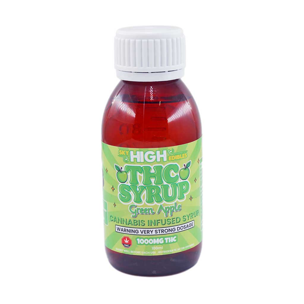 Sky High Syrup - Green Apple 1000mg THC
