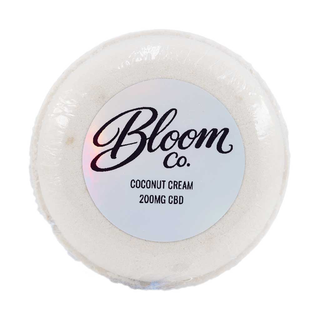 Bloom Co. - Coconut Cream Bathbomb - 200MG CBD