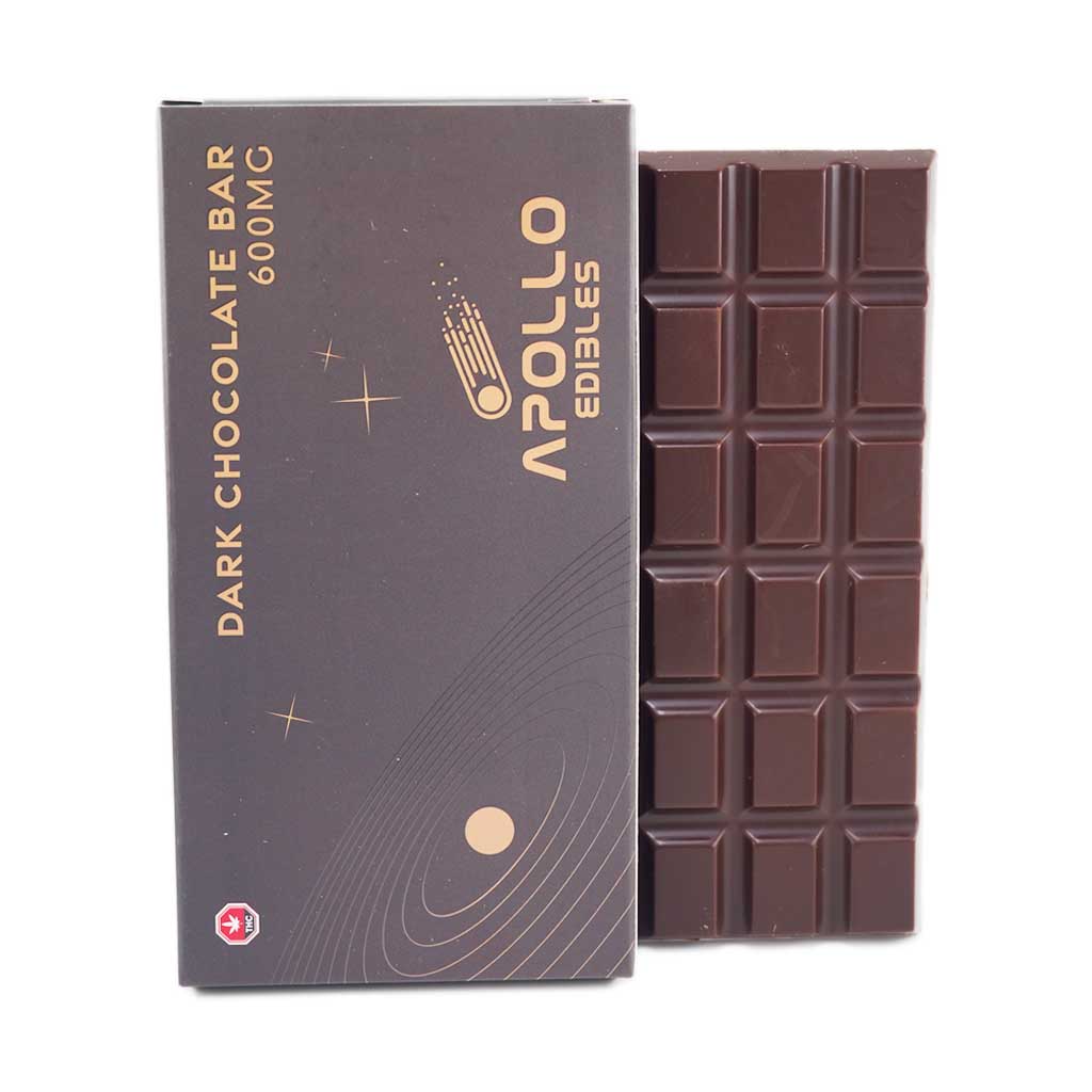 Apollo Edible Chocolates - Dark Chocolate Bar - 600MG THC