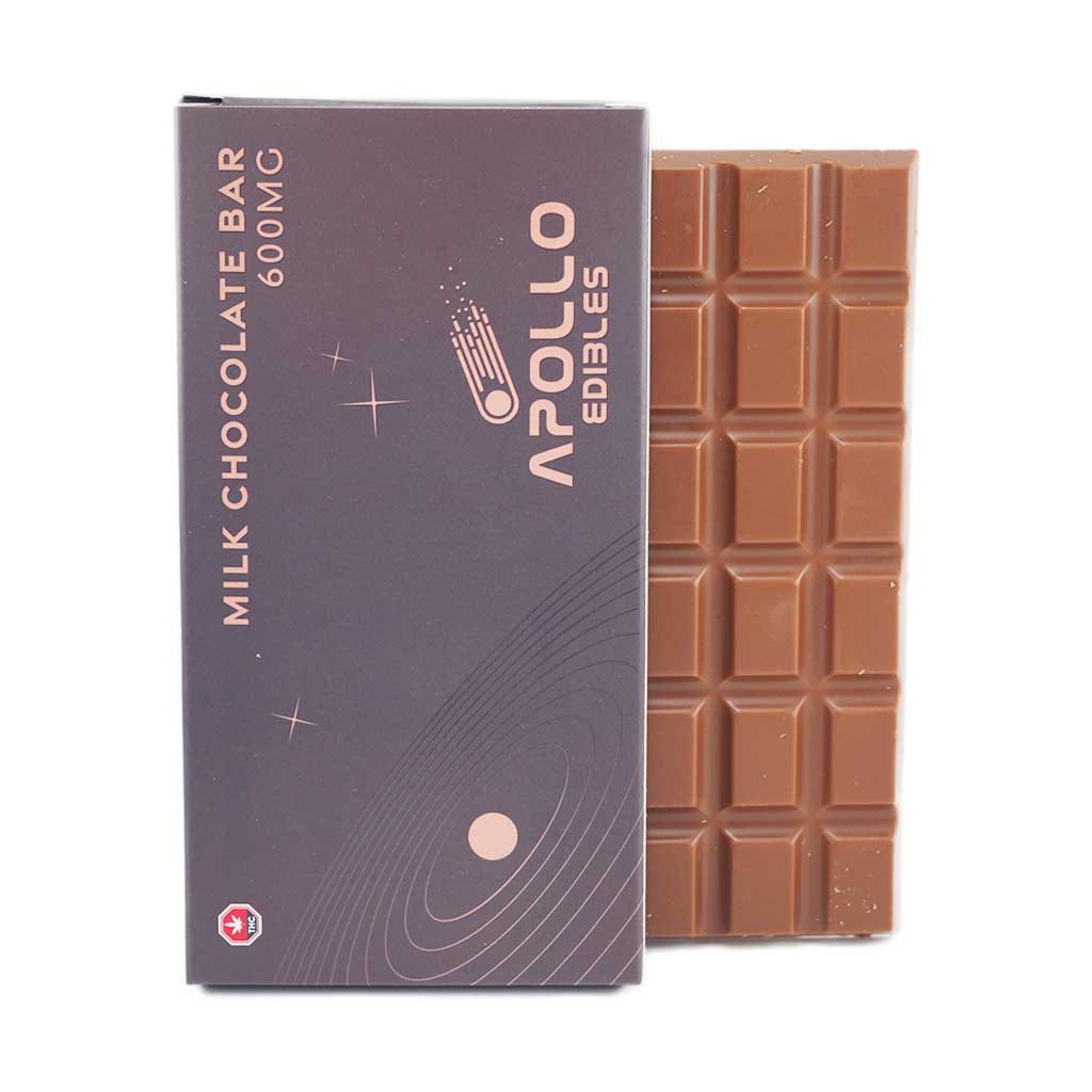 Apollo Edible Chocolates - Milk Chocolate Bar - 600MG THC