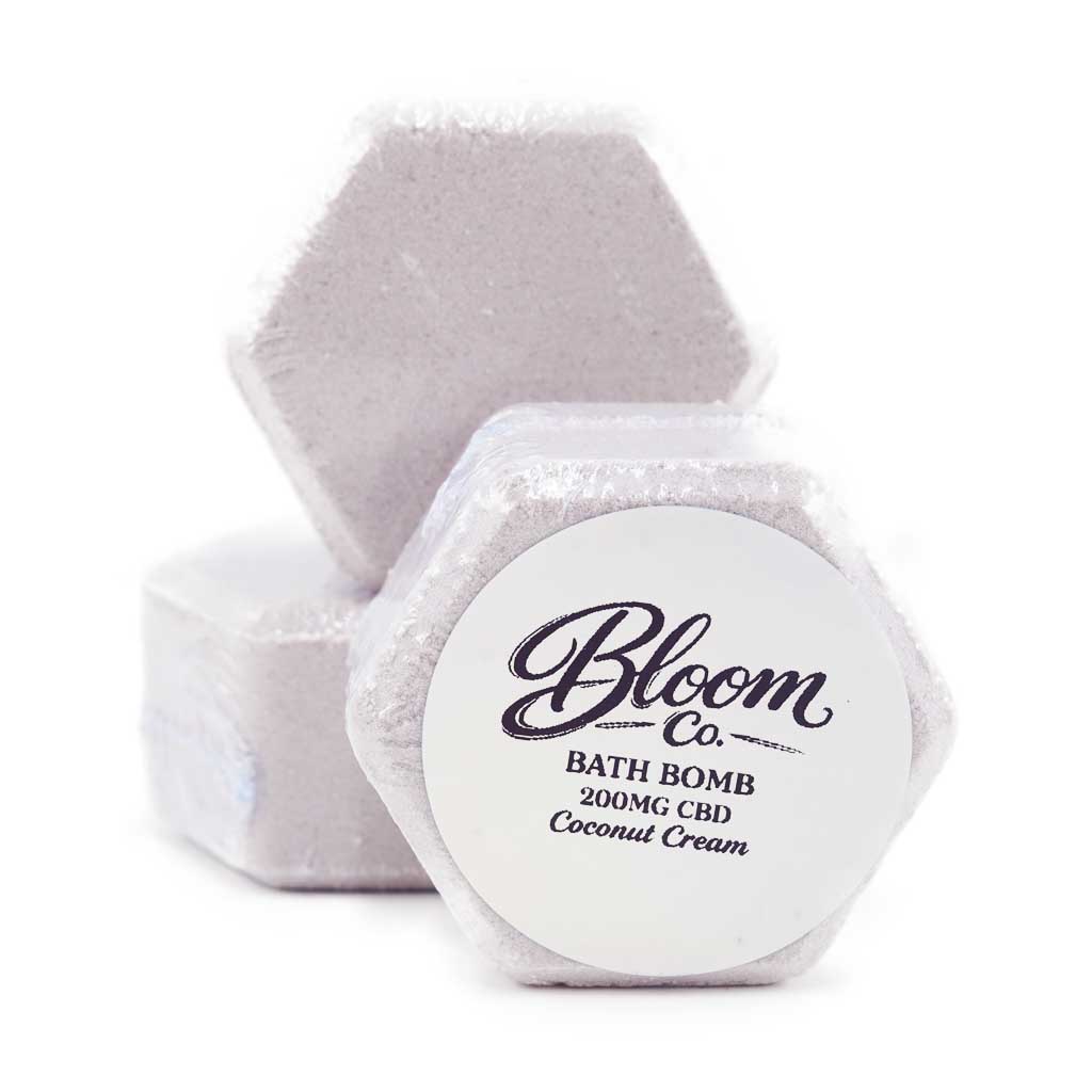 Bloom Co. - Coconut Cream Bathbomb - 200MG CBD