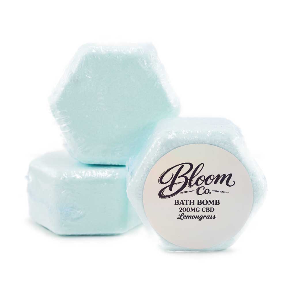 Bloom Co. - Lemon Grass Bathbomb - 200MG CBD