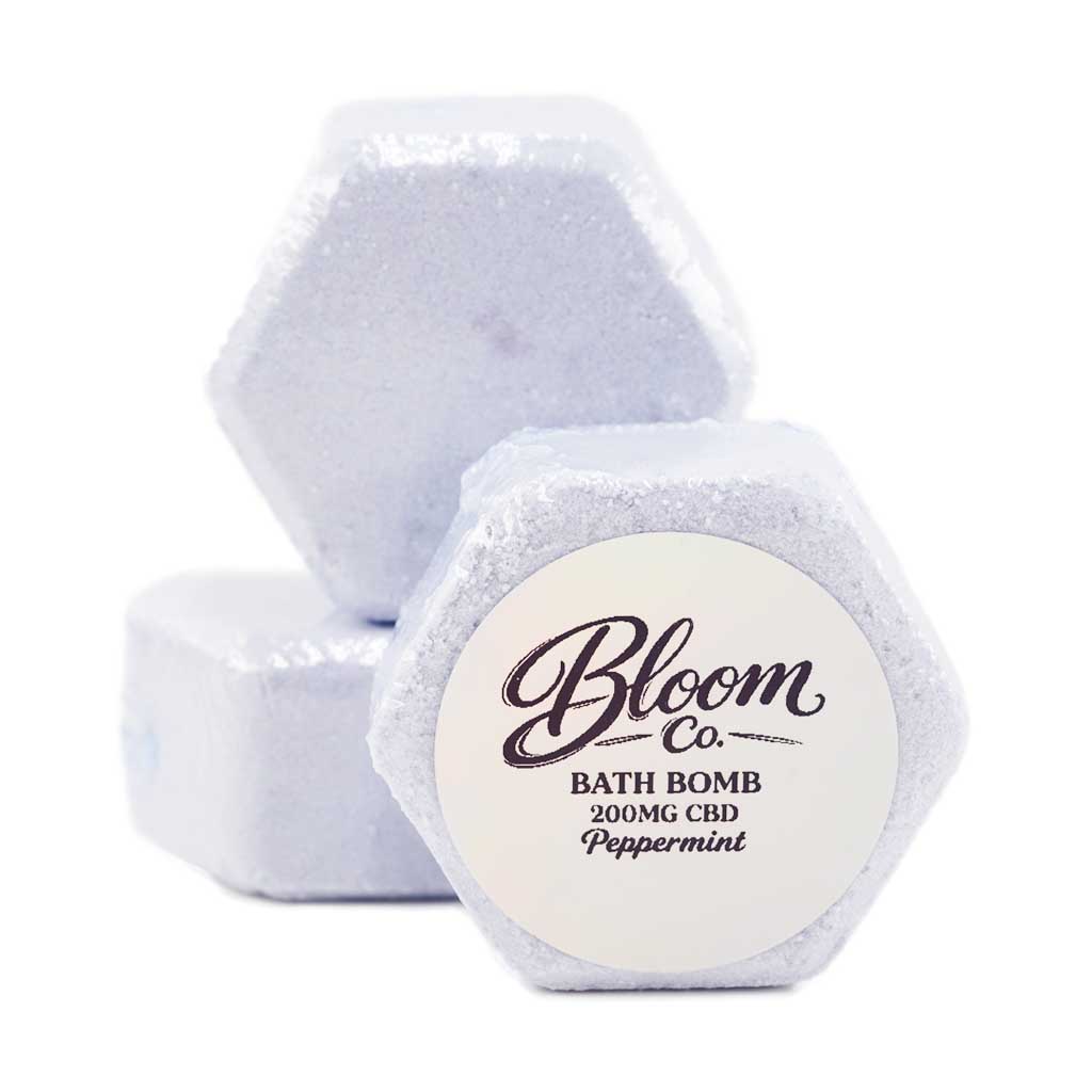 Bloom Co. - Peppermint Bathbomb - 200MG CBD