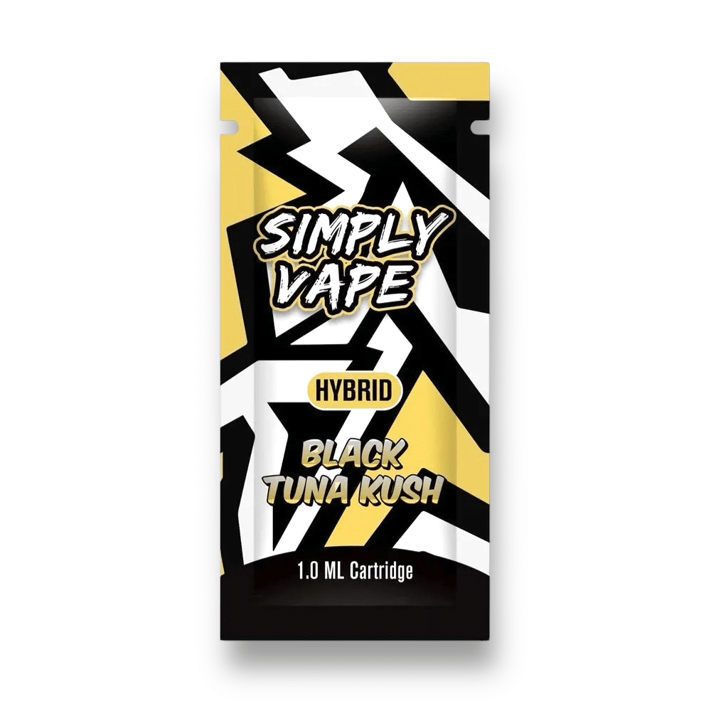Simply Vapes – THC Cartridge Black Tuna Kush 1ML (Hybrid)