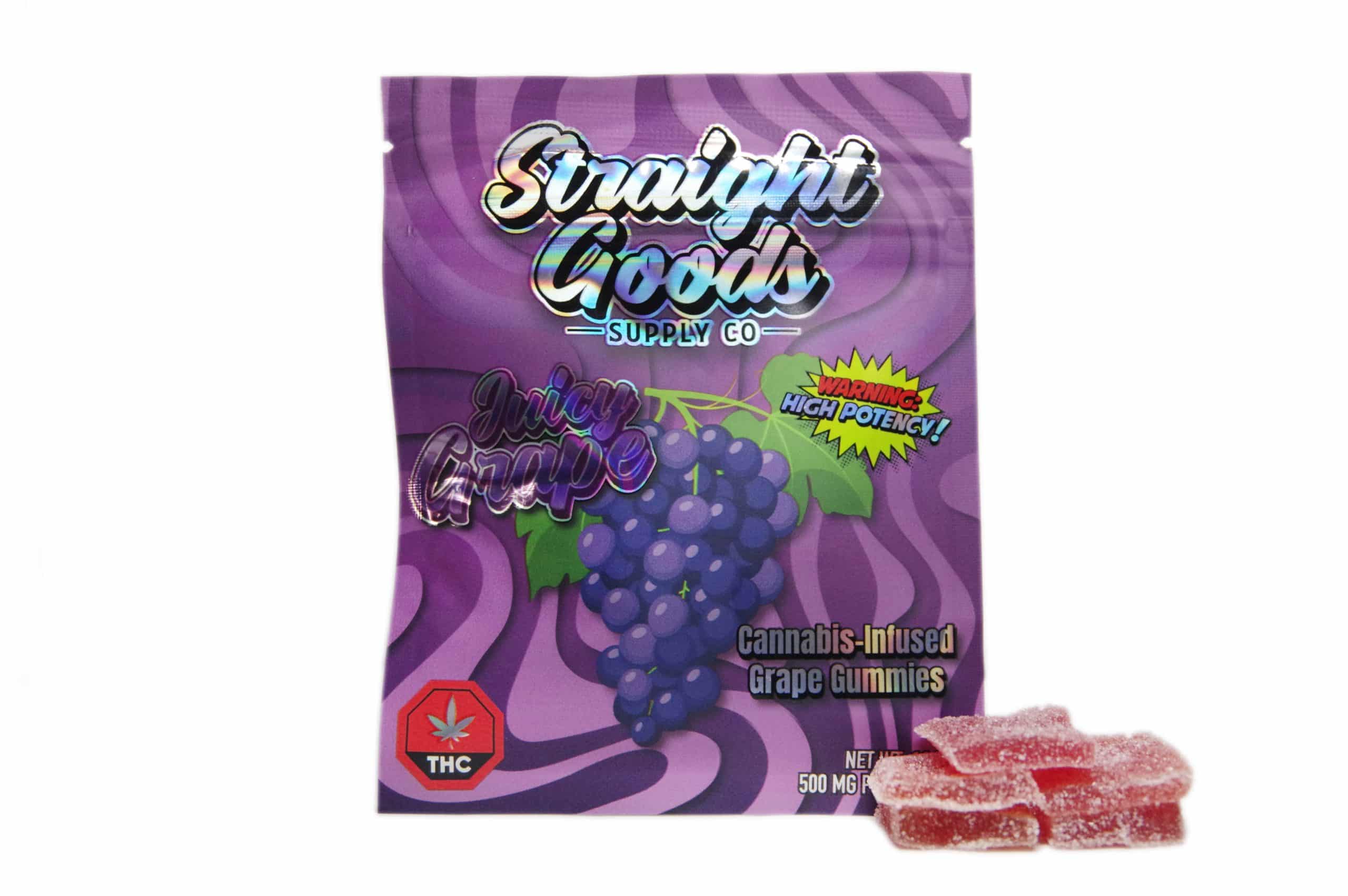 Straight Goods Edibles – Grape (500mg THC)