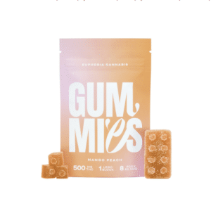 Euphoria Cannabis - Mango Peach Gummies 500mg THC