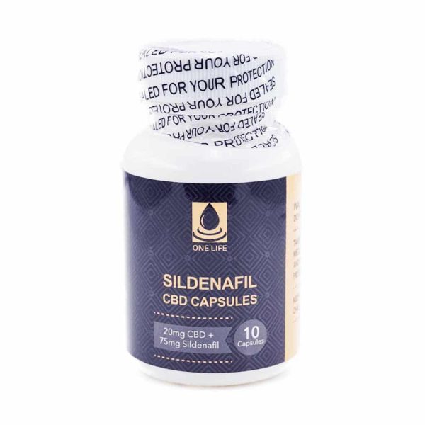 One Life Capsule – Sildenafil (Viagra) (20mg CBD + 75mg Sildenafil)
