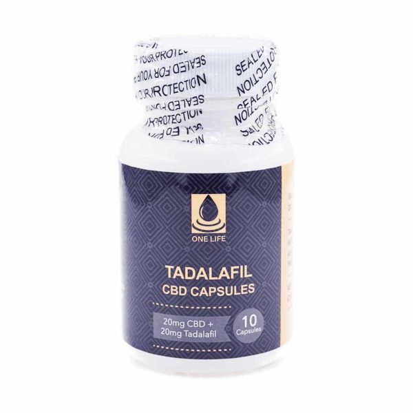 One Life Capsule – Tadalafil (Cialis) (20mg CBD + 20mg Tadalafil)