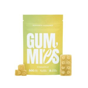 Euphoria Cannabis - Pineapple Gummies 500mg THC