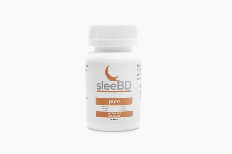 SleeBD – Pure Capsules – 100% CBD Isolate